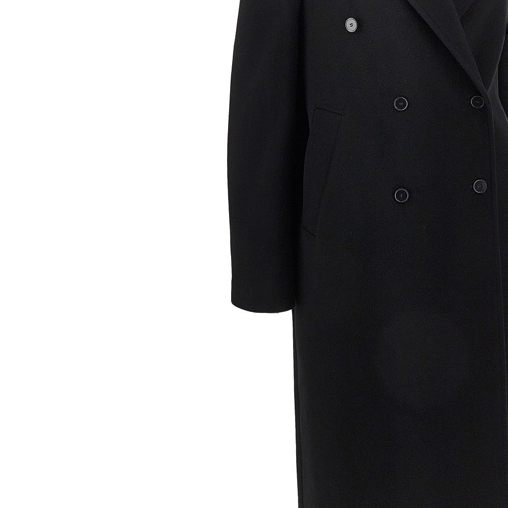 Cappotto doppiopetto lungo 'Rosco'