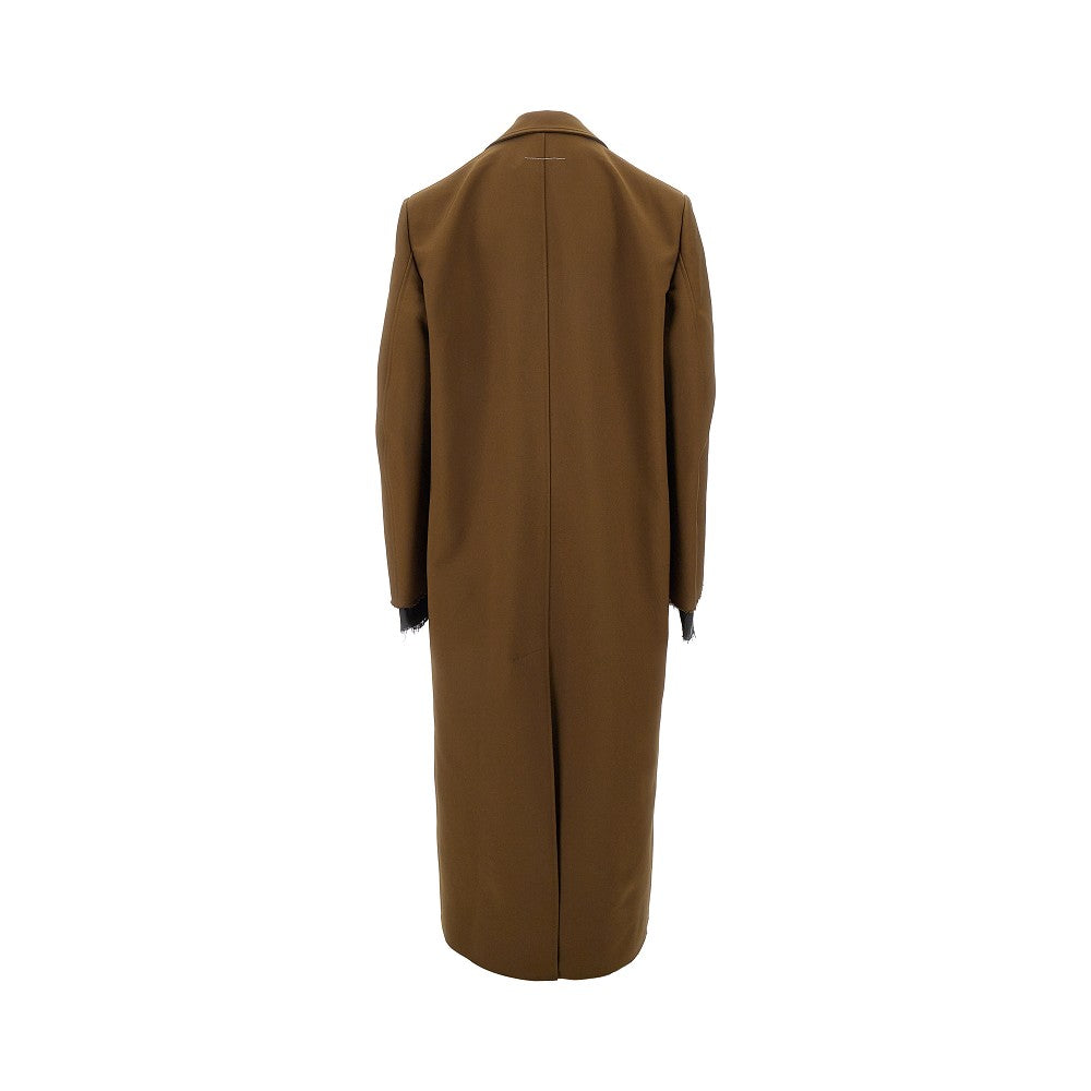 Cappotto lungo in gabardine