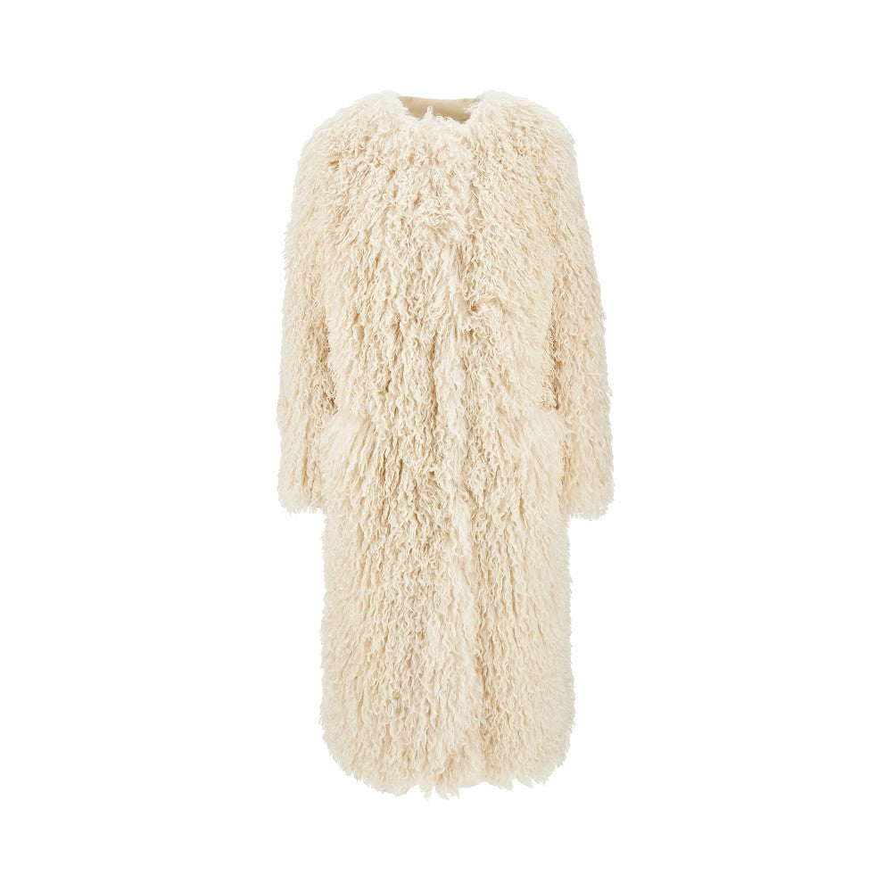 Cappotto 'Cleo' in pelliccia sintetica frisée