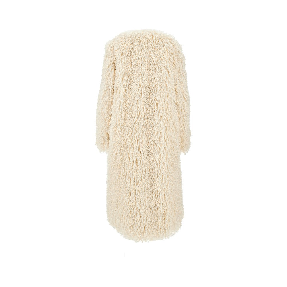 Cappotto 'Cleo' in pelliccia sintetica frisée