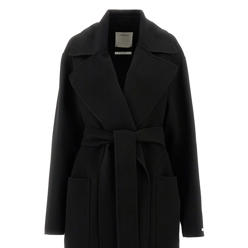 Cappotto lungo in pura lana