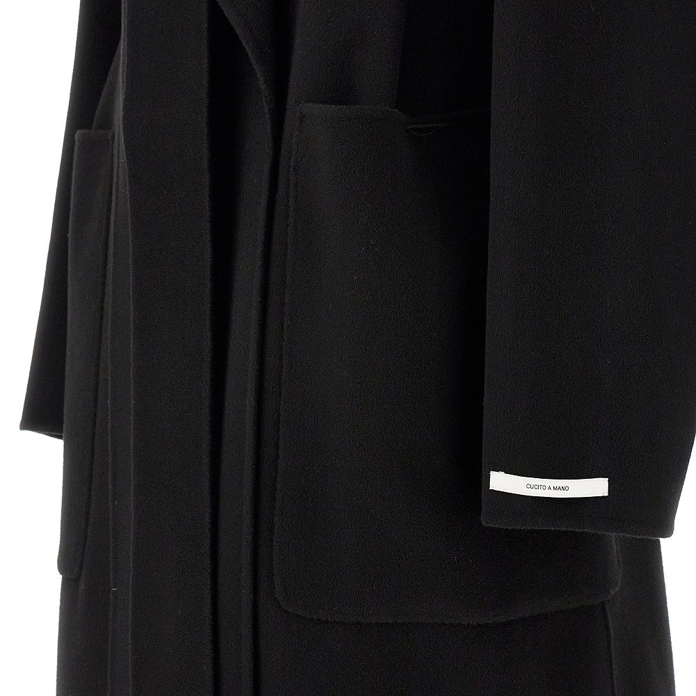 Cappotto lungo in pura lana