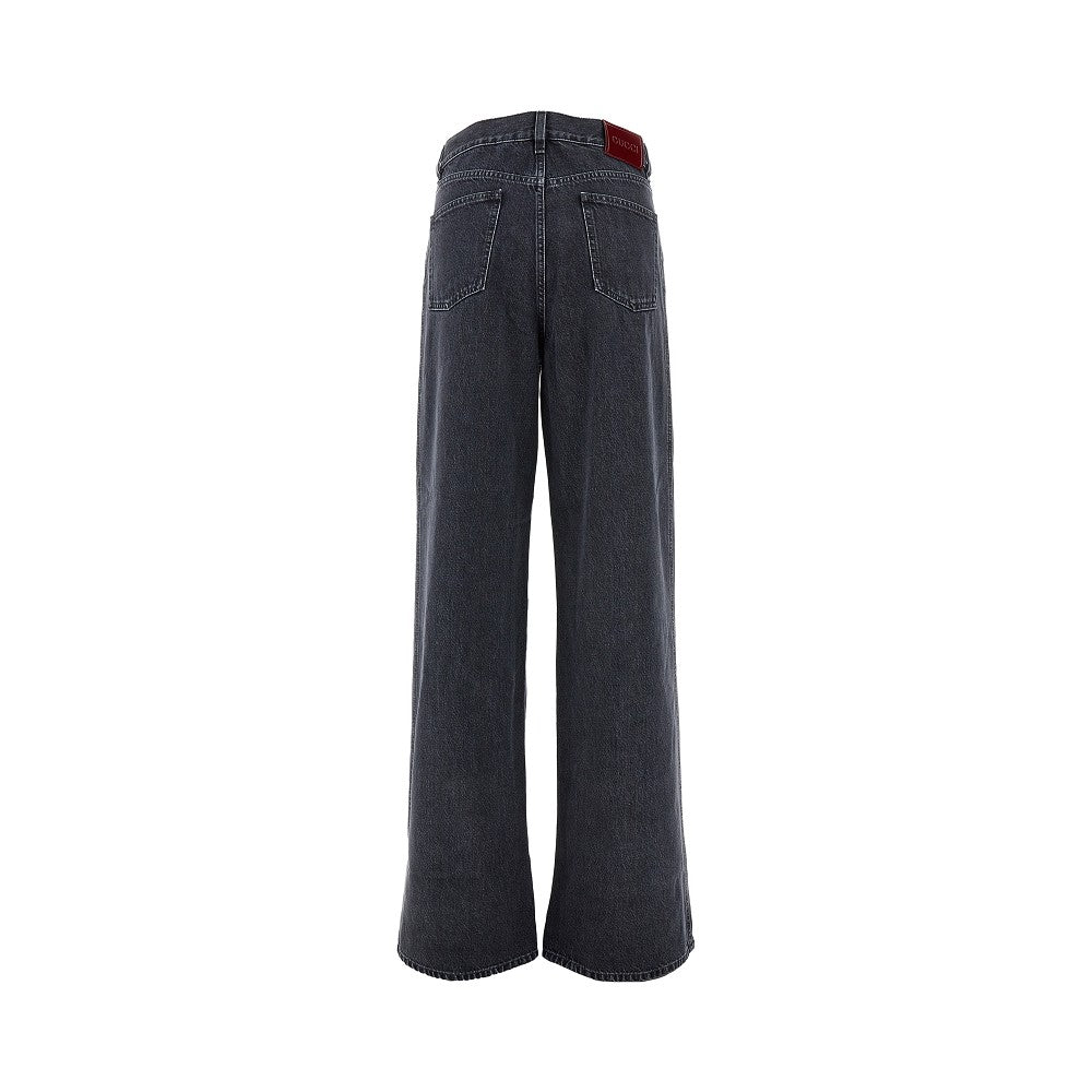 Wide leg jeans