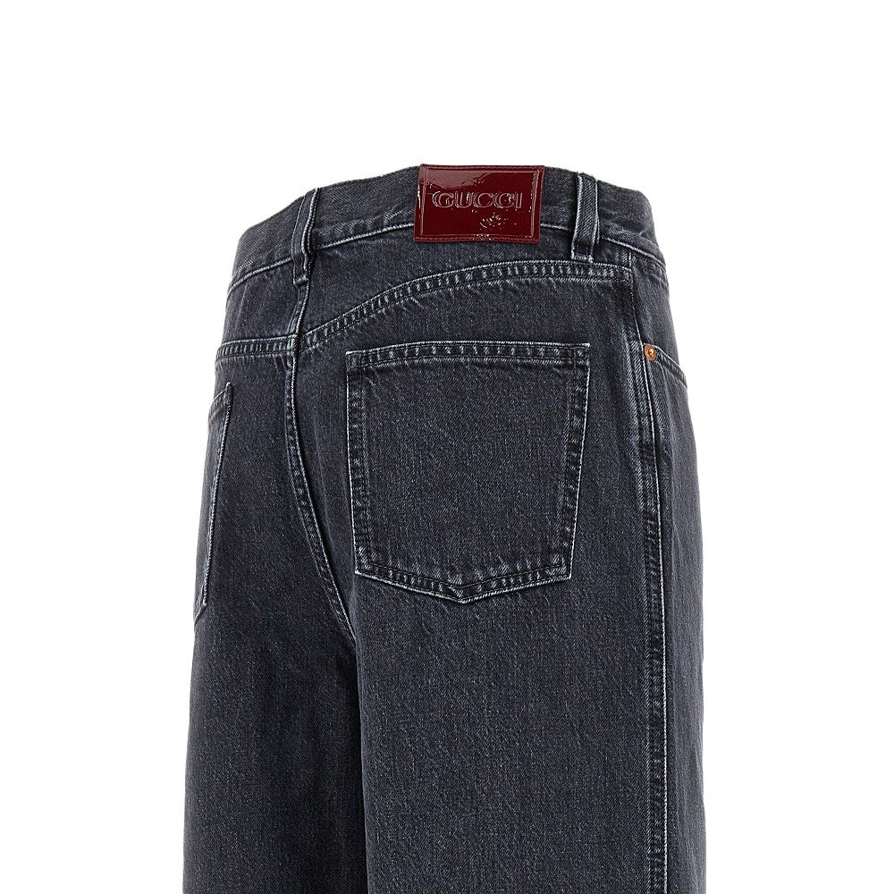 Wide leg jeans