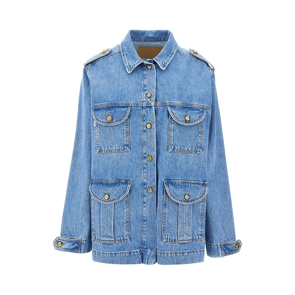 'Nariida Maya' denim saharienne jacket