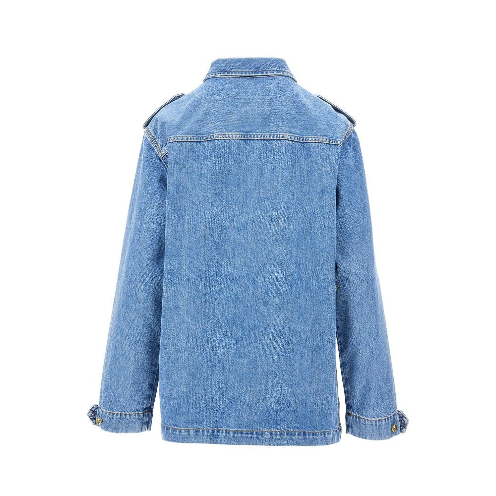 'Nariida Maya' denim saharienne jacket