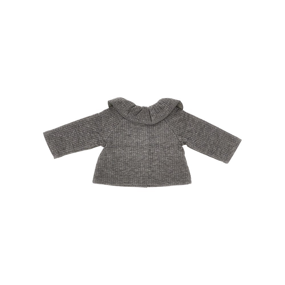 Micro ribbed viscose-blend jacket