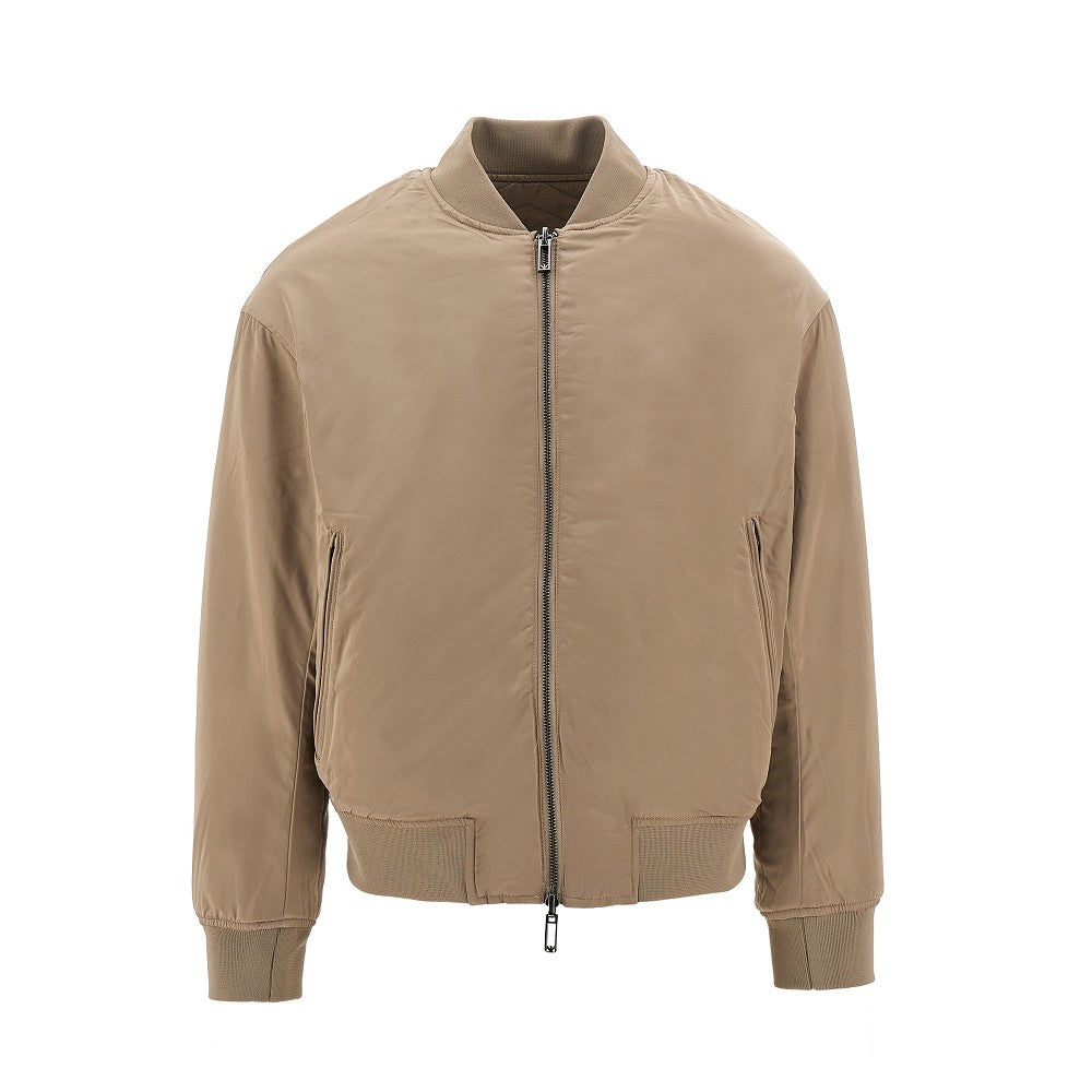 Bomber reversibile in nylon
