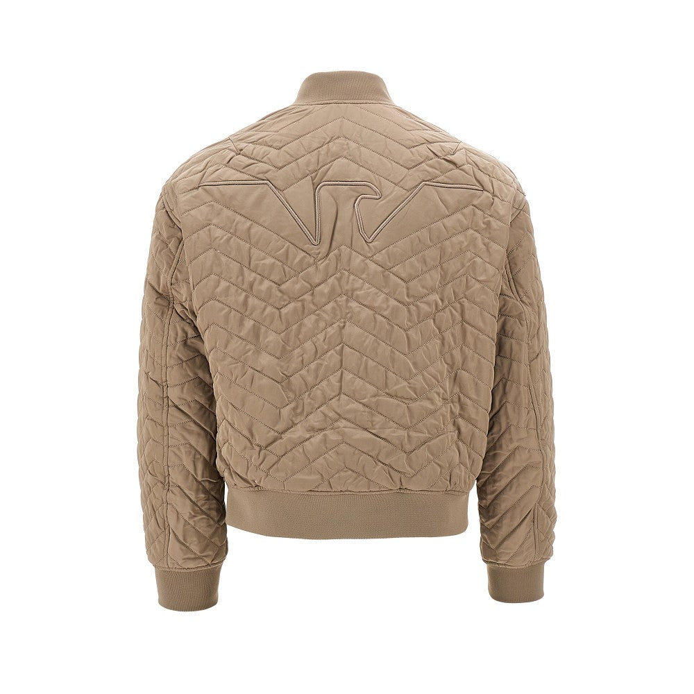 Bomber reversibile in nylon