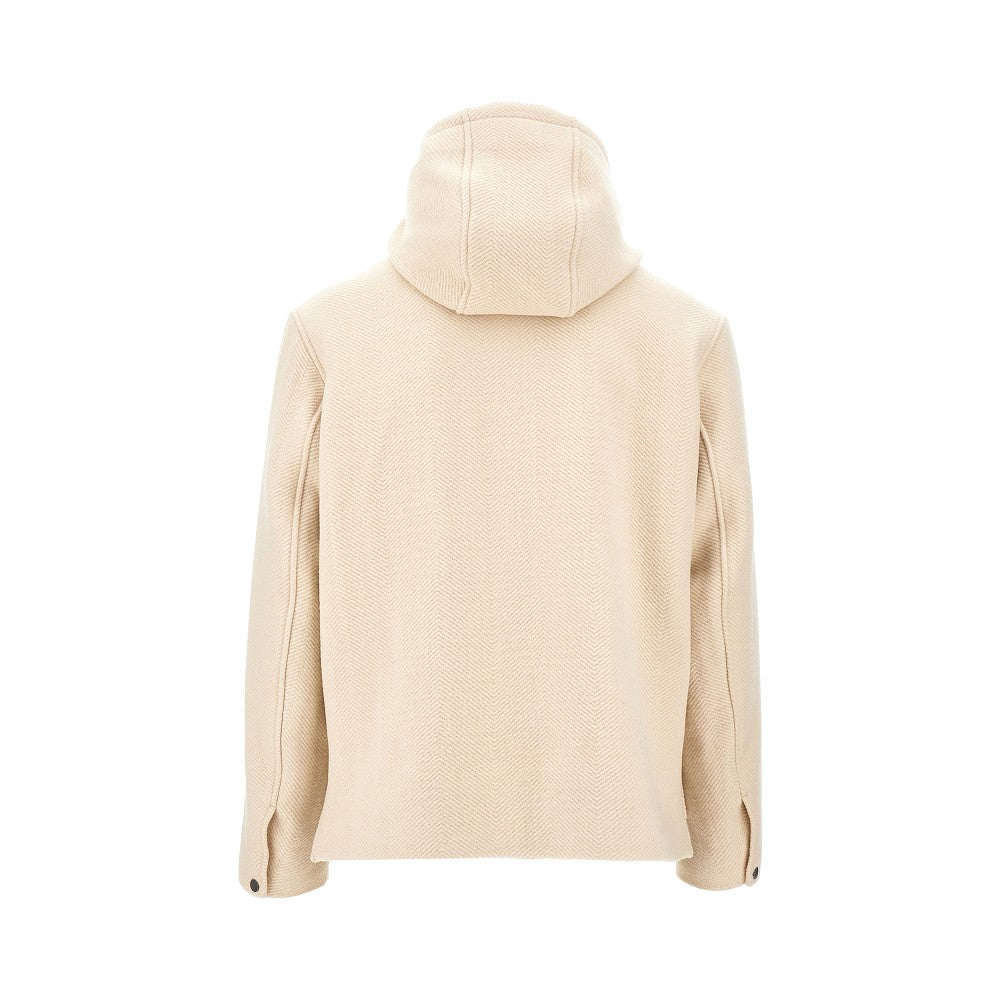 Blouson full-zip in lana