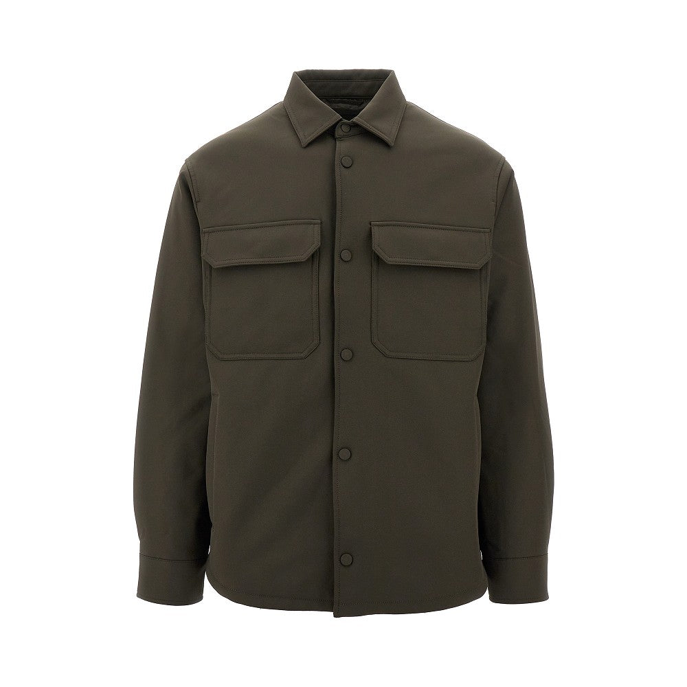 Overshirt in nylon soft hand