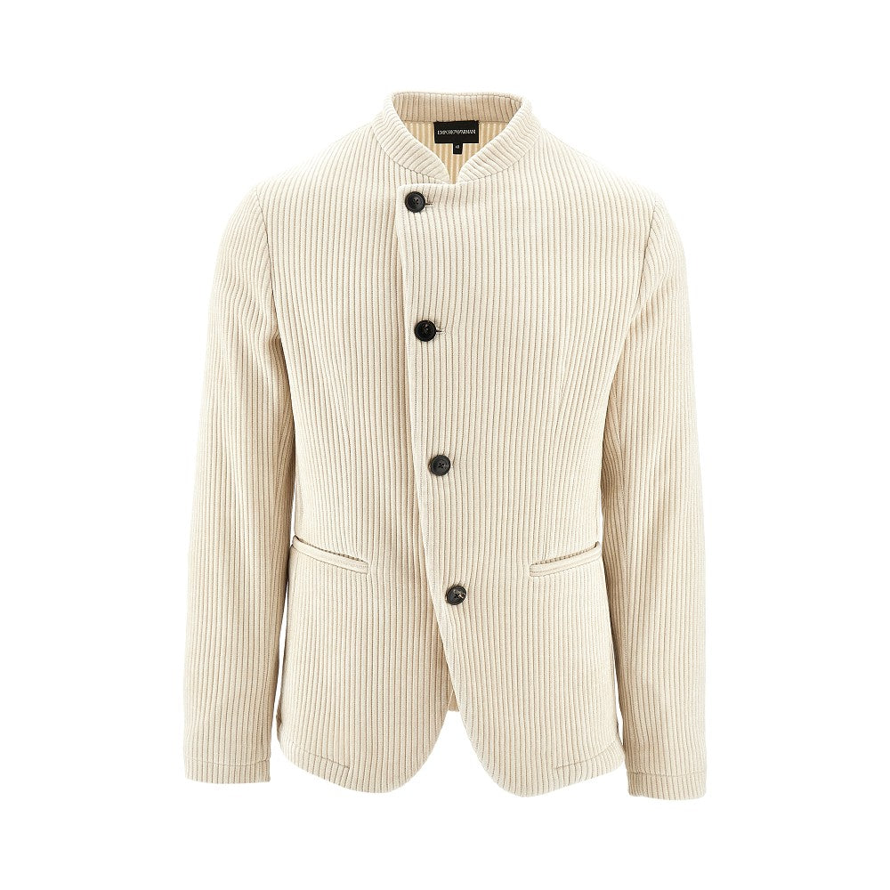 Ribbed velour jacket