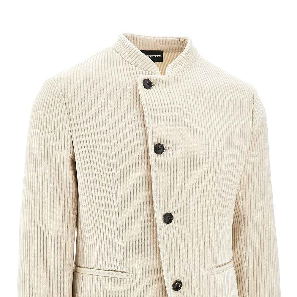 Ribbed velour jacket