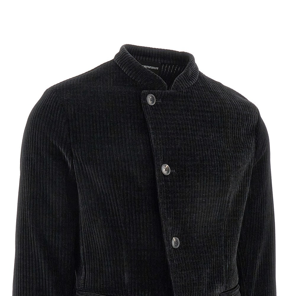 Ribbed velour jacket