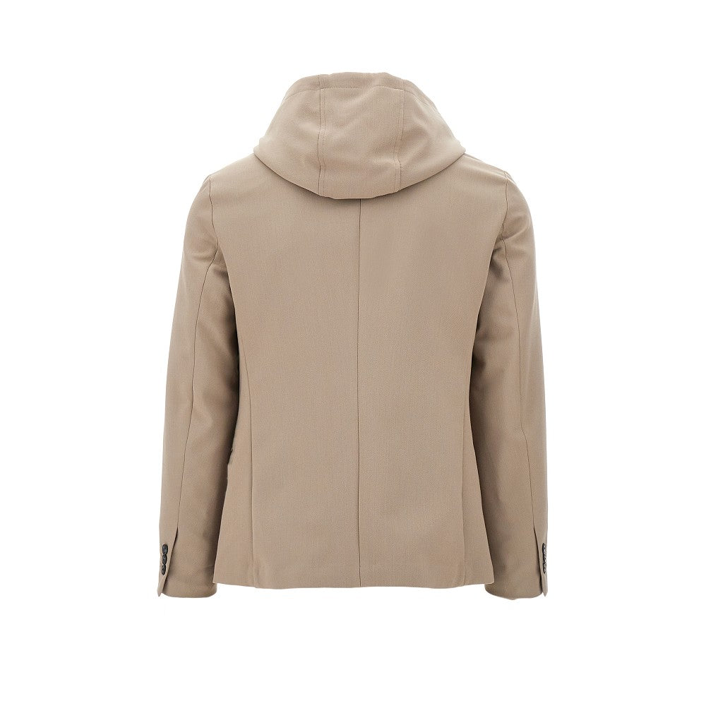 Jersey blazer with removable insert