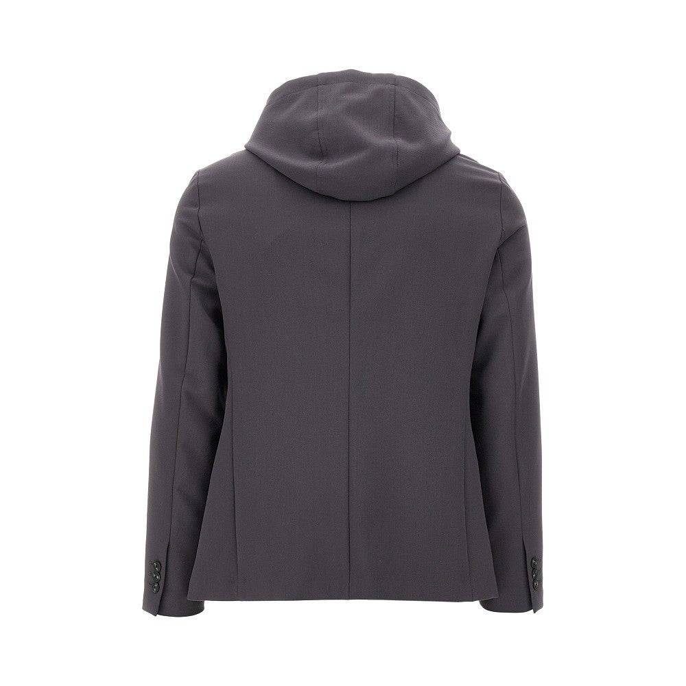 Jersey blazer with removable insert