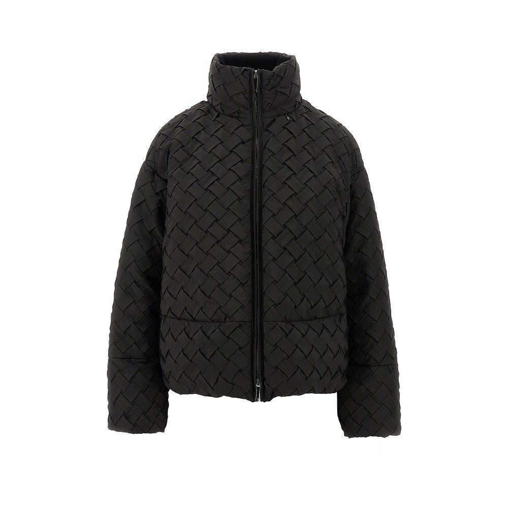 Giacca imbottita in nylon intrecciato