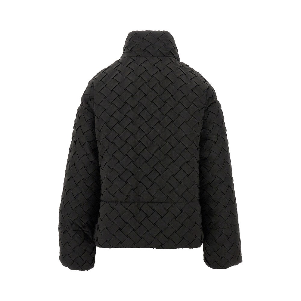 Giacca imbottita in nylon intrecciato