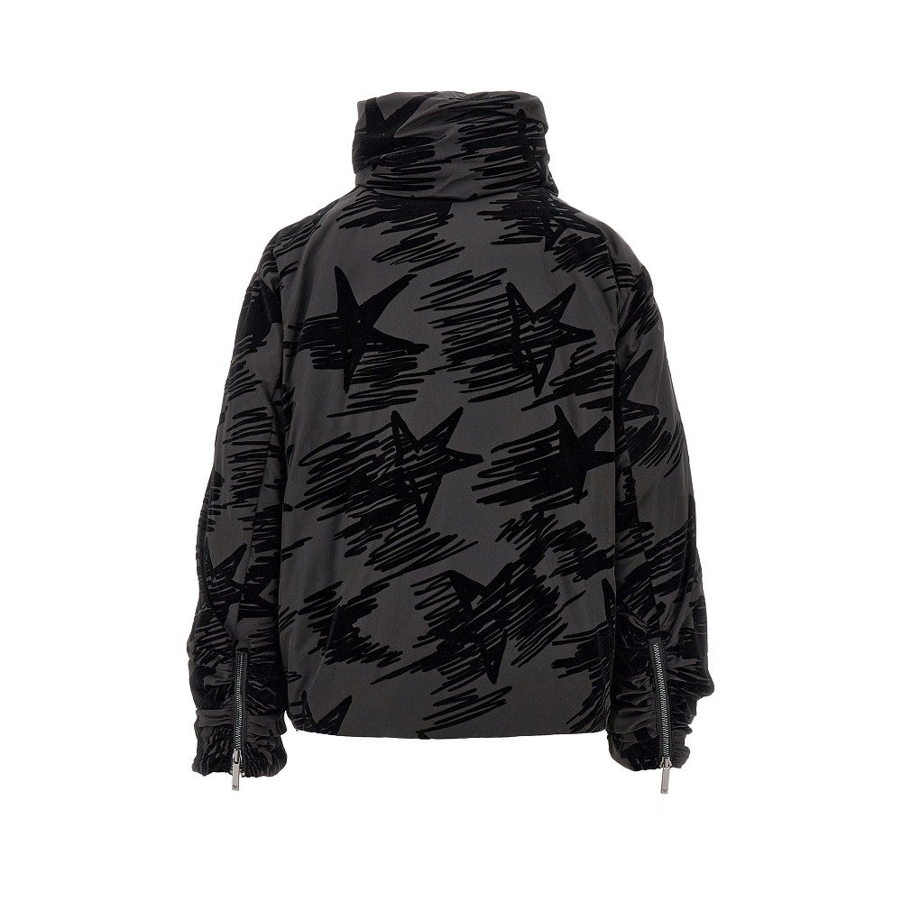 Giaccone in nylon imbottito floccato