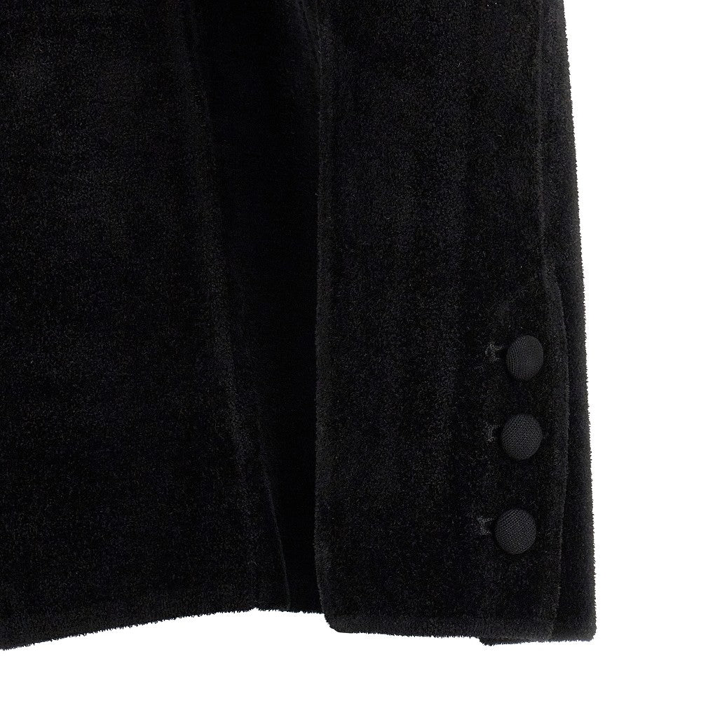 Blazer doppiopetto in ciniglia