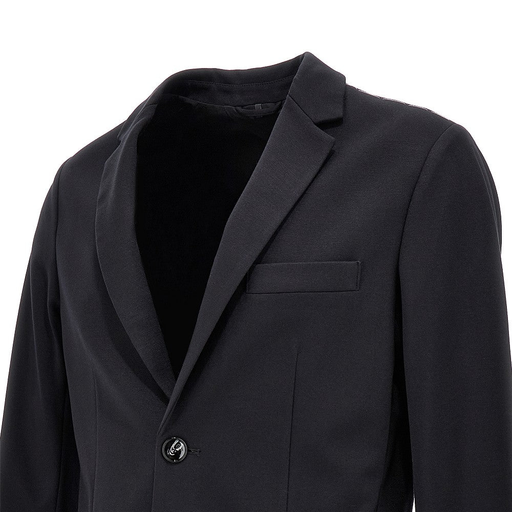 Stretch jersey destructured blazer