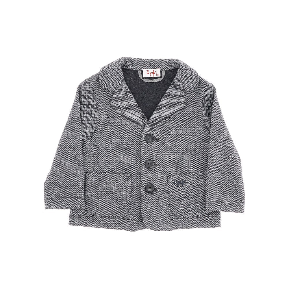 Blazer in jersey di cotone