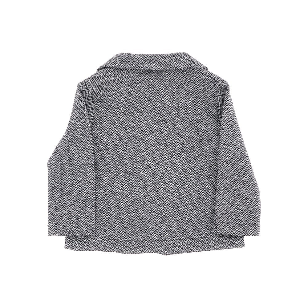 Blazer in jersey di cotone