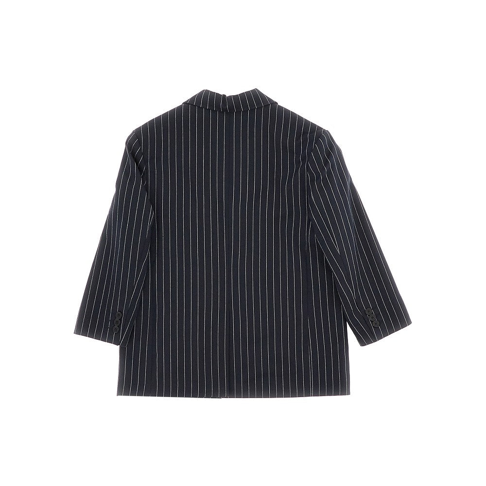 Pinstriped double-breasted jacket