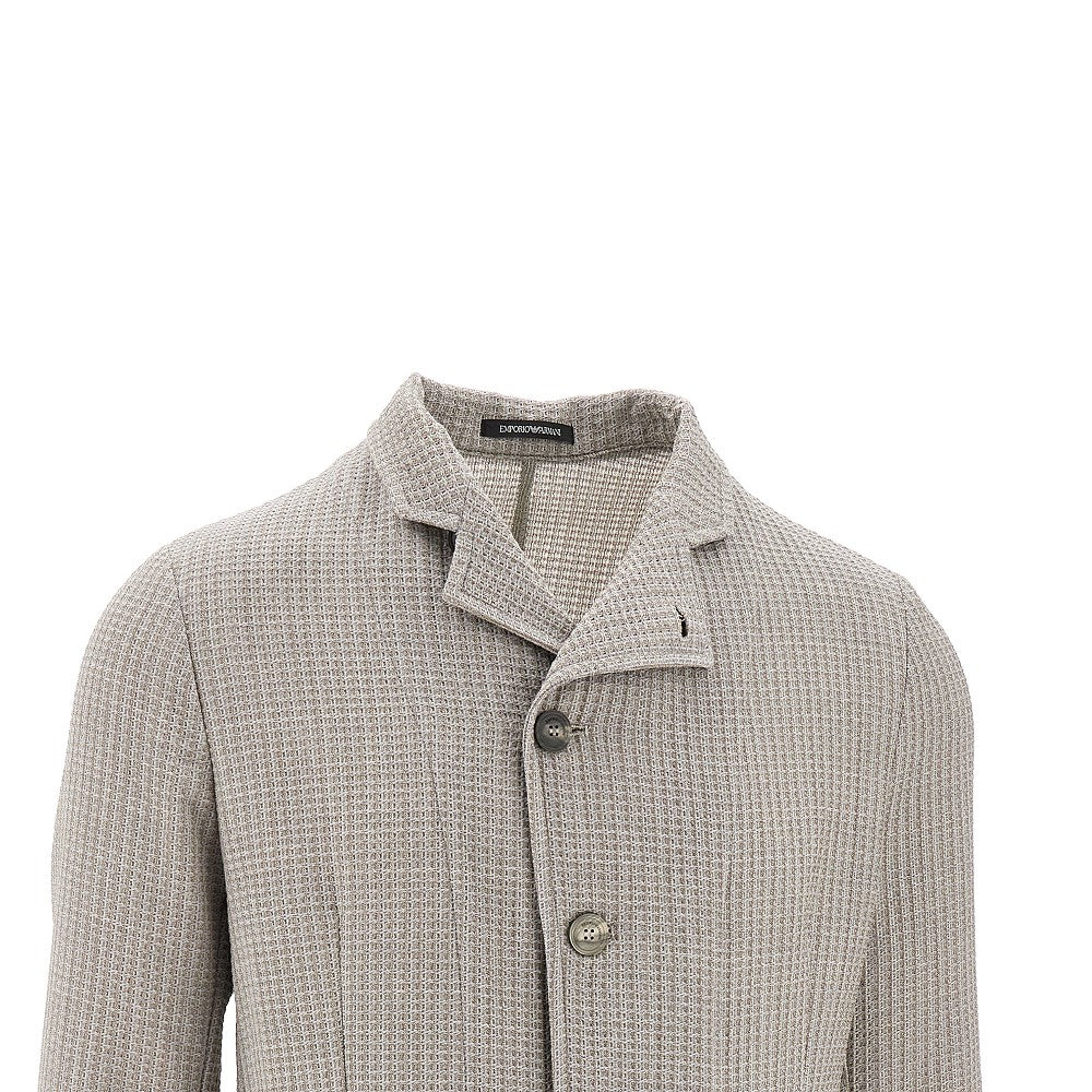 Guru collar wool jacket