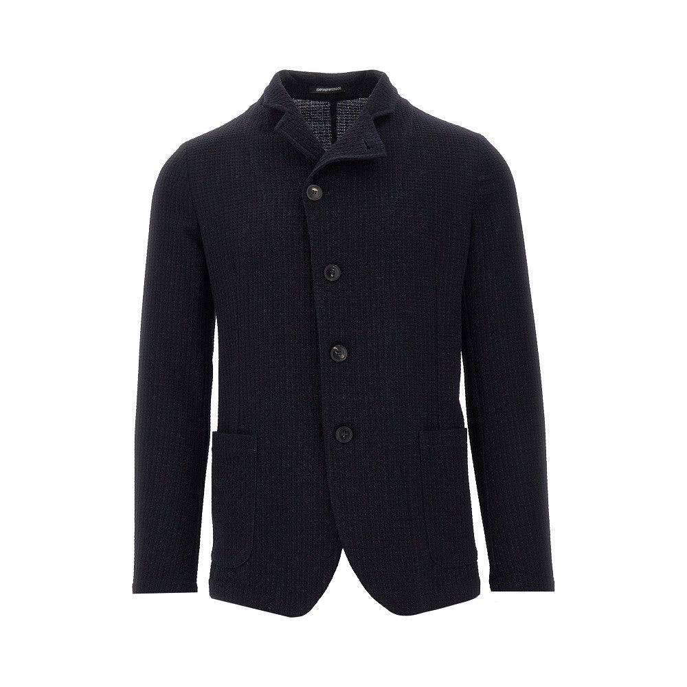 Guru collar wool jacket