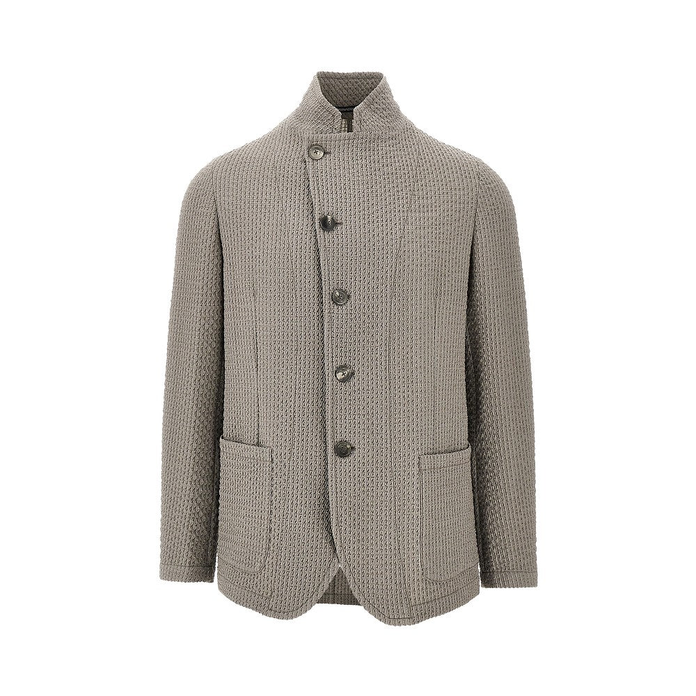 Guru collar wool blend jacket