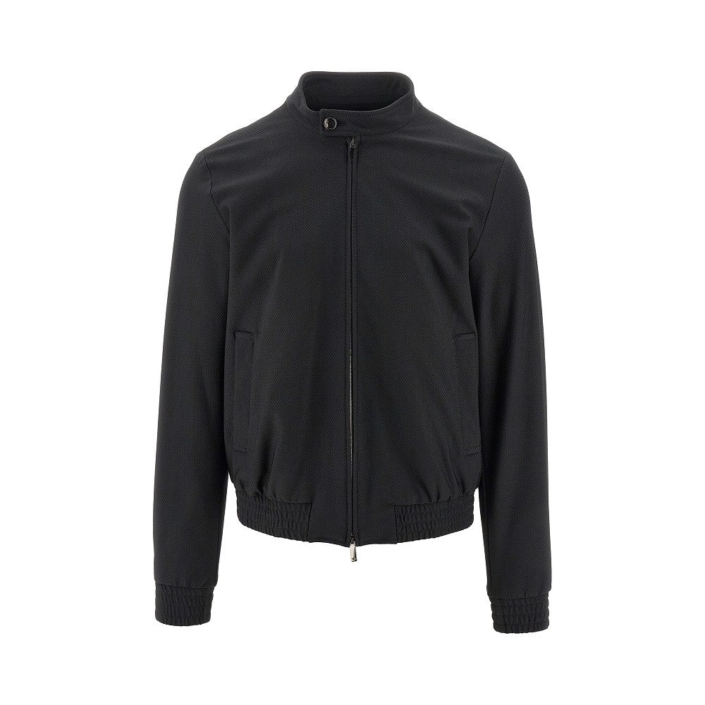 Blouson in jersey tecnico jacquard