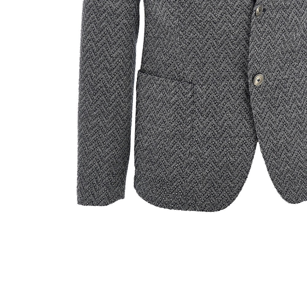 ICON jacquard wool single-breasted jacket