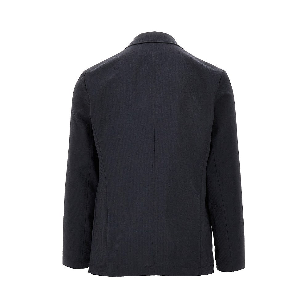 Nylon single-breasted jacket