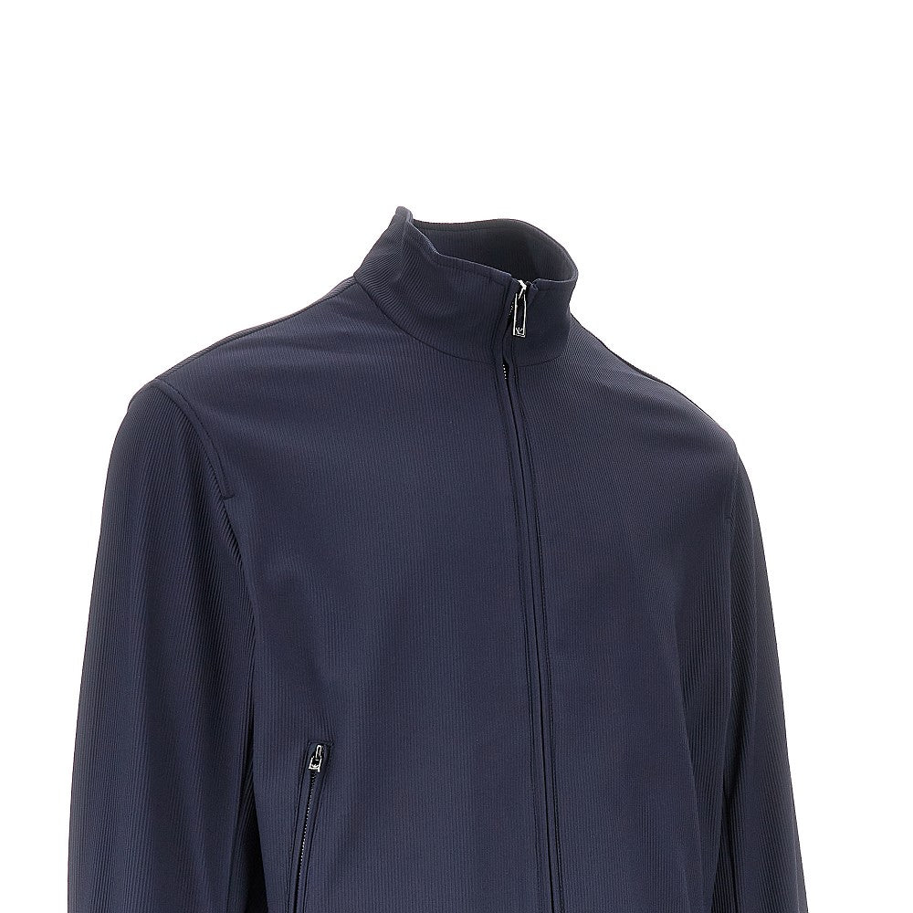 Blouson full-zip in nylon stretch