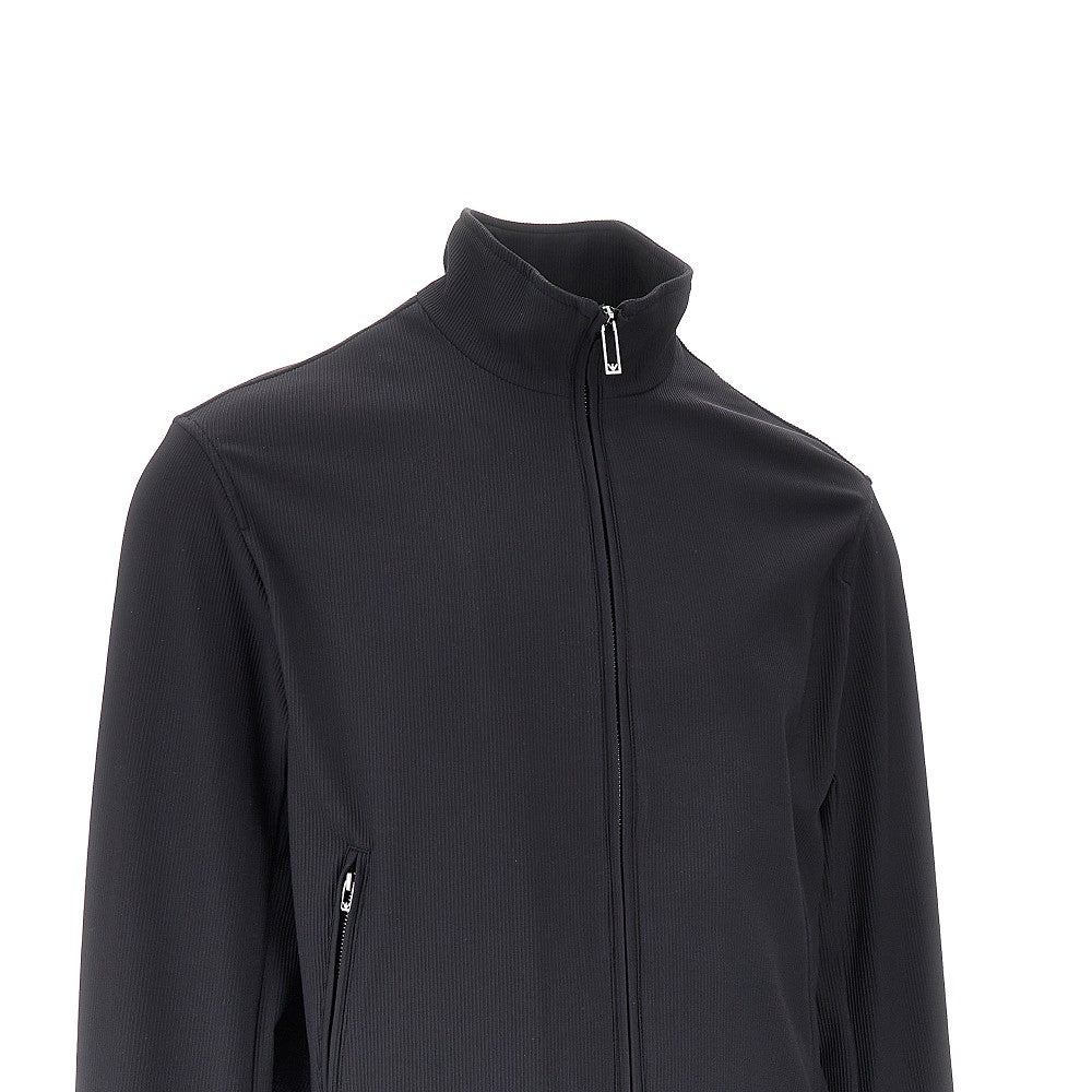 Blouson full-zip in nylon stretch