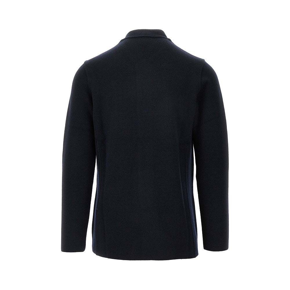 Travel Essential Milano Stitch wool jacket