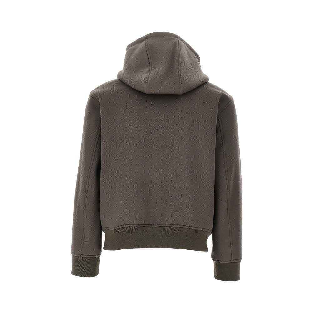 Virgin wool cloth blouson