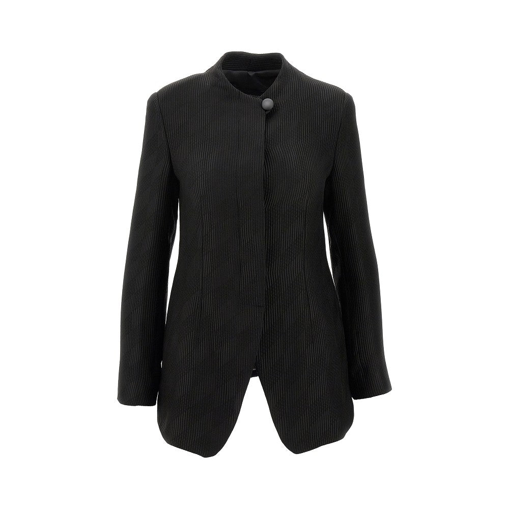 Icon jacquard canneté fabric jacket