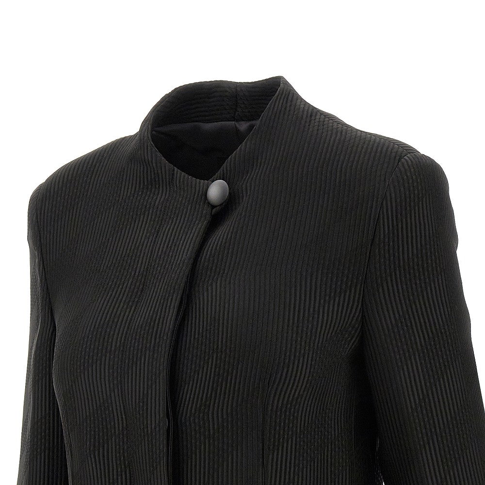 Icon jacquard canneté fabric jacket
