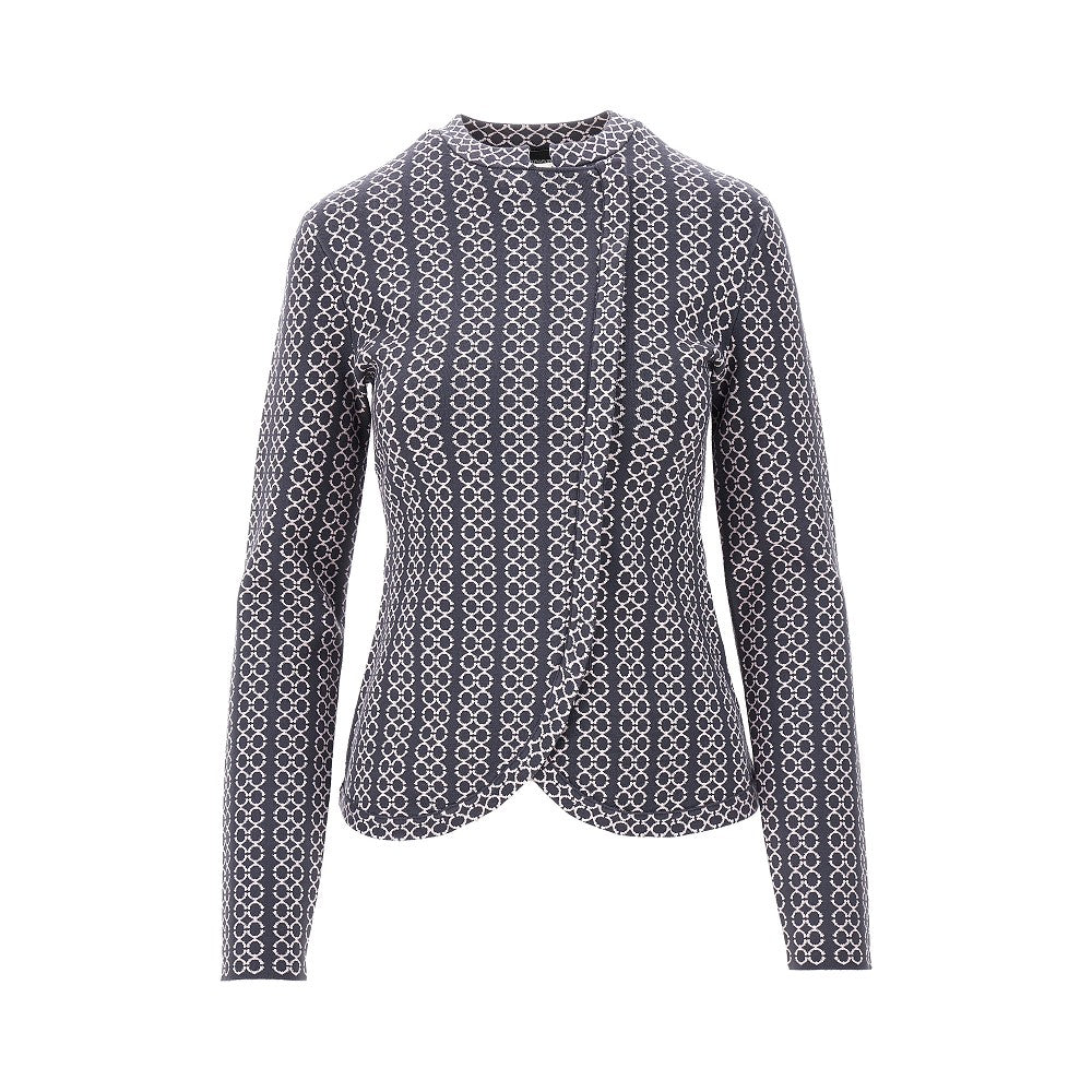 Giacca in maglia jacquard