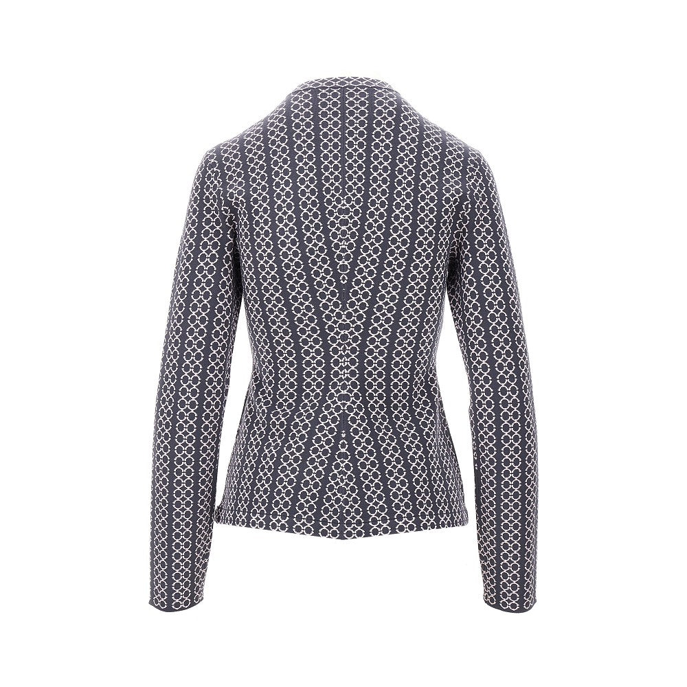 Giacca in maglia jacquard