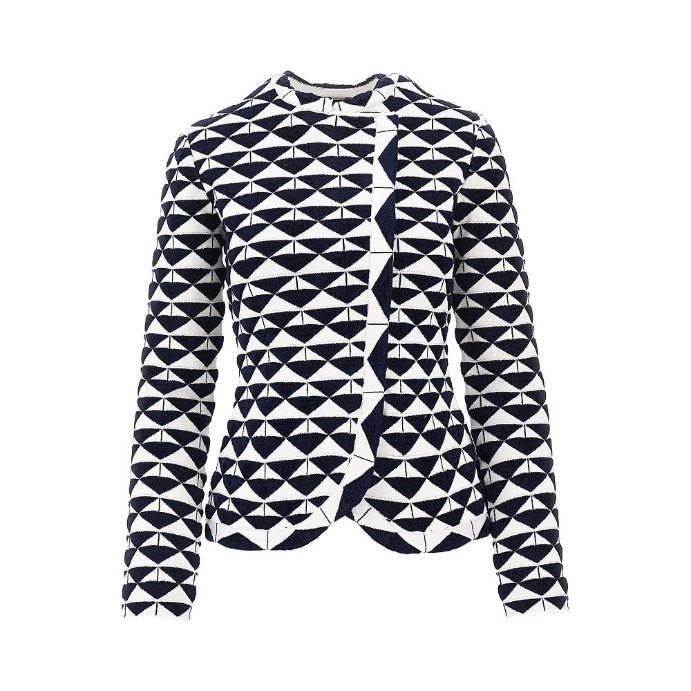 Jacquard viscose-blend jacket