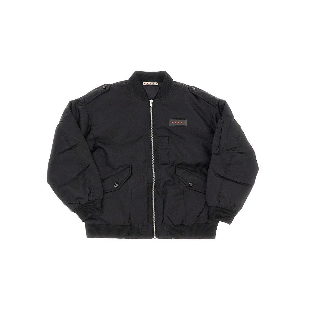 Bomber in nylon imbottito