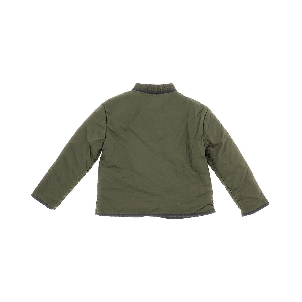 Water-resistant mouliné twill down jacket
