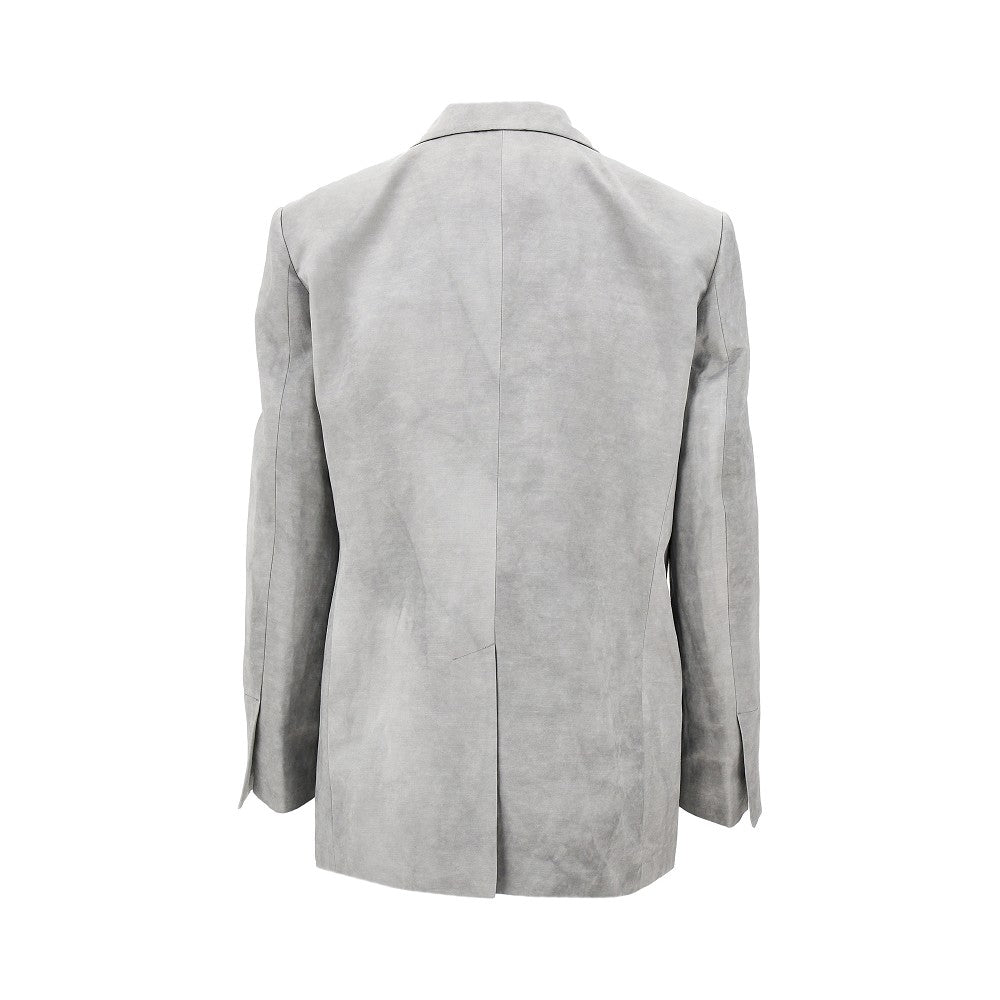 Shot satin single-breasted jacket