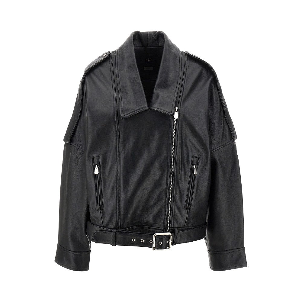 Nappa leather Biker jacket