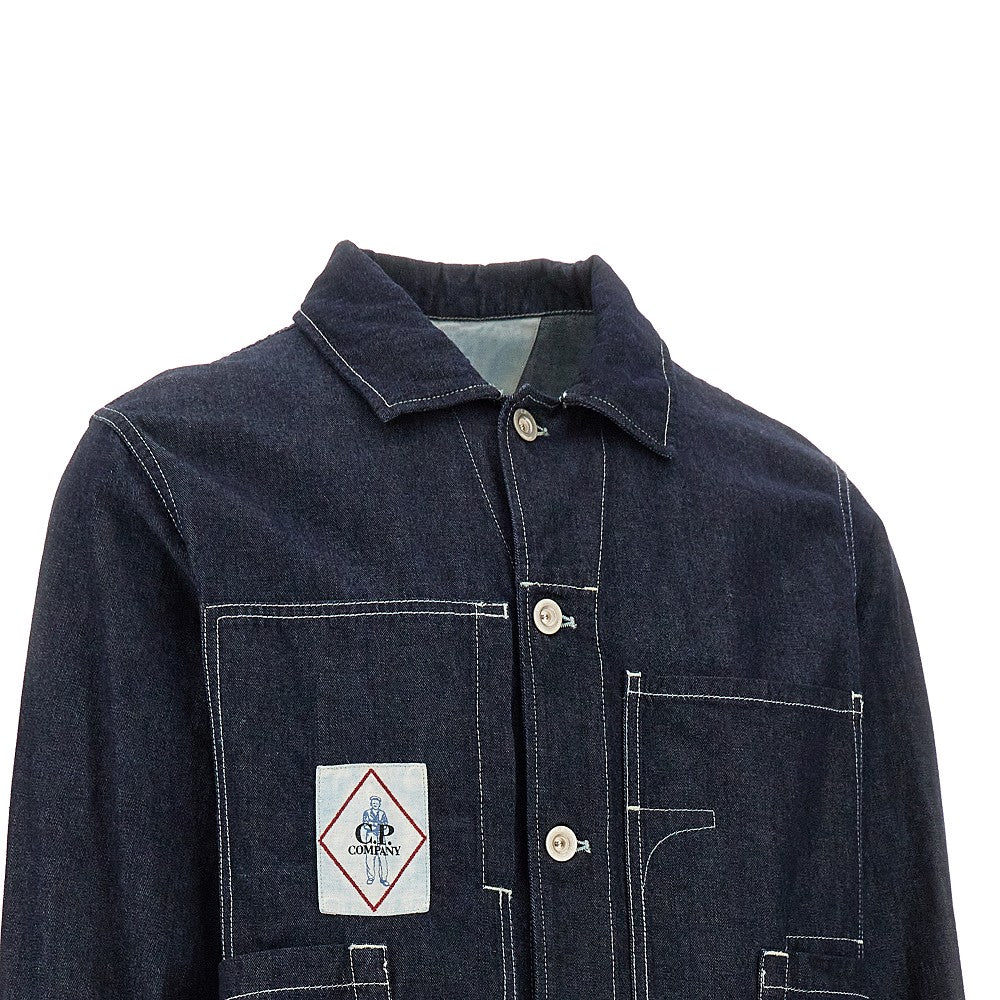 Indigo Blue denim overshirt