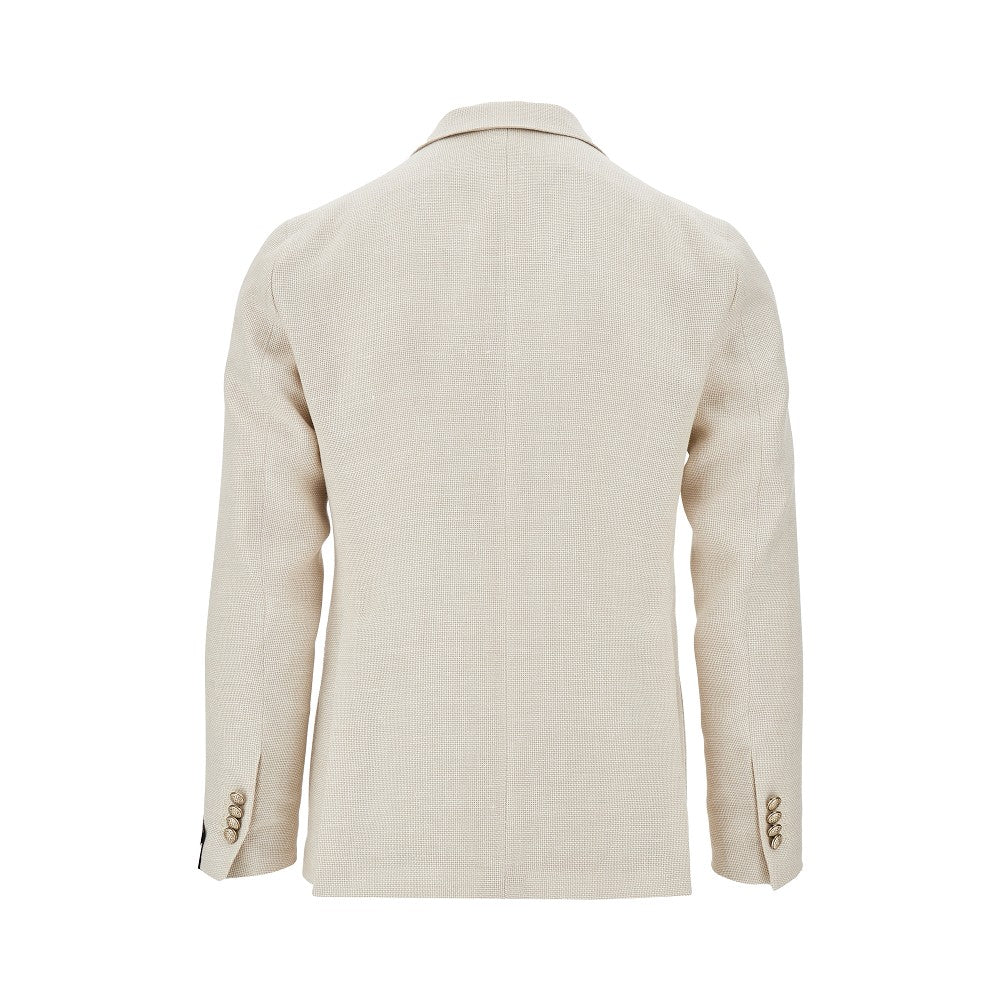 Tweed double-breasted blazer