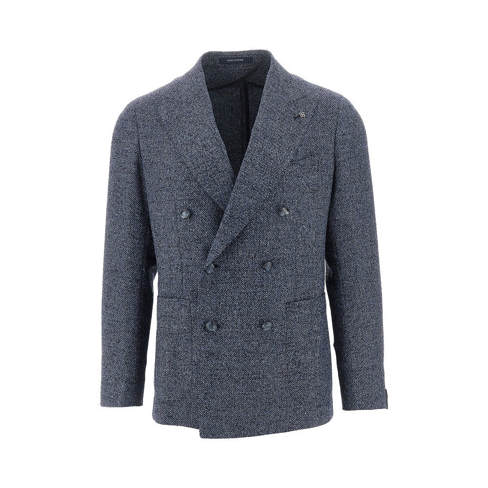 Tweed double-breasted jacket